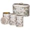 Набор agness "Royal garden" хлебница  17,8*33,8*20 см , емкости  для сыпучих o10,5*15 сm/1200 мл 3 ш - фото 352821