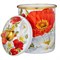 Банка для сыпучих продуктов agness, серия маки 12 х 15 см / 1,5л - фото 352976