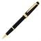 Ручка-роллер Cross Bailey Light Polished Black Resin and Gold Tone - фото 353716