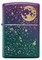 Зажигалка ZIPPO Starry Sky с покрытием Iridescent, латунь/сталь, фиолетовая, матовая, 38x13x57 мм - фото 354557
