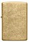 Зажигалка ZIPPO Classic с покрытием Tumbled Brass, латунь/сталь, золотистая, матовая, 38x13x57 мм - фото 354665