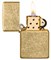 Зажигалка ZIPPO Classic с покрытием Tumbled Brass, латунь/сталь, золотистая, матовая, 38x13x57 мм - фото 354666