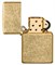 Зажигалка ZIPPO Classic с покрытием Tumbled Brass, латунь/сталь, золотистая, матовая, 38x13x57 мм - фото 354667