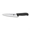 Нож разделочный VICTORINOX Fibrox с волнистым лезвием 19 см, чёрный - фото 355554