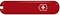 Передняя накладка для ножей VICTORINOX 74 мм, пластиковая, красная - фото 355603