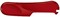Задняя накладка для ножей VICTORINOX 85 мм, пластиковая, красная - фото 355633