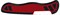 Задняя накладка для ножей VICTORINOX 111 мм, нейлоновая, красно-чёрная - фото 355639