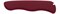 Передняя накладка для ножей VICTORINOX 111 мм, нейлоновая, красная - фото 355660
