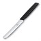 Нож столовый VICTORINOX Swiss Modern, лезвие 11 см с прямой кромкой, чёрный - фото 356720