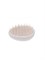 Щетка массажная Dewal Beauty серия"Прованс"с  пластиковым штифтом, овальная, пудровая - фото 356970