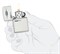 Зажигалка ZIPPO Retro Fridge Design с покрытием White Matte, латунь/сталь, серебристая, 38x13x57 мм - фото 357096