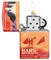 Зажигалка ZIPPO Mars Design с покрытием 540 Matte, латунь/сталь, красная, матовая, 38x13x57 мм - фото 357120