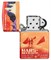 Зажигалка ZIPPO Mars Design с покрытием 540 Matte, латунь/сталь, красная, матовая, 38x13x57 мм - фото 357121