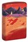 Зажигалка ZIPPO Mars Design с покрытием 540 Matte, латунь/сталь, красная, матовая, 38x13x57 мм - фото 357123