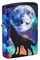 Зажигалка ZIPPO Wolf Design с покрытием 540 Matte, латунь/сталь, разноцветная, матовая, 38x13x57 мм - фото 357127