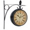 Часы настенные декоративные двусторонние, L29 W8,5 H33 см, (2xАА не прилаг.) - фото 380058