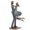 Фигурка декоративная "Влюбленная пара", L18 W9 H32 см - фото 383839