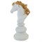 Фигурка декоративная "Шахматный конь", L14 W10,5 H26 см - фото 385055