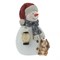 Фигурка декоративная "Снеговик",  L11,5 W10,5 H18 см, 2в. - фото 387087