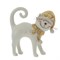 Фигурка декоративная "Кошка",  L13 W5,5 H14 см, 2в. - фото 387096