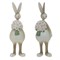 Фигурка декоративная "Заяц", L7 W7 H22 см, 2в. - фото 387354