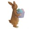 Фигурка декоративная "Заяц", L6 W8 H15 см, 3в. - фото 387591