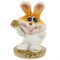 Фигурка декоративная "Заяц", L6 W4,5 H8 см, 4в. - фото 387828