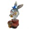 Фигурка декоративная "Заяц", L6 W5,5 H10 см, 4в. - фото 388132