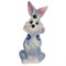 Фигурка декоративная "Заяц", L7 W6 H13,5 см, 4в. - фото 388189