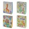 Пакет подарочный (бумага, плотность 210г/м2, блок 12шт), L26 W10 H32 см, 4в. - фото 389311