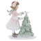 Фигурка декоративная "Девочка и елка", L9 W5 H12 см - фото 390040