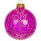 Украшение новогоднее Шар "Венецианская сетка ", L8 W8 H9 см, 3в. - фото 390942