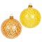 Украшение новогоднее Шар "Венецианская сетка ", L8 W8 H9 см, 2в. - фото 390948