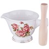Ступка с пестиком lefard "Корейская роза" 16*11*9 см - фото 391308