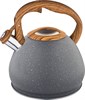 Чайник agness со свистком 3,0 л термоаккумулирующее дно, индукция - фото 391436