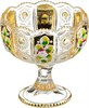Конфетница на ножке "Lefard gold glass" D=12,5 см H=13 см - фото 391522
