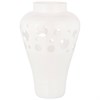 Ваза "Hypnotic zoe white" H=26см - фото 391608