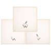 Комплект салфеток из 3шт 40х40 см "Гуси",шампань, 100% хлопок. - фото 391802