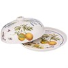 Блюдо круглое с крышкой "Прованс лимоны" 23 см - фото 392236