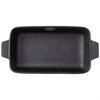 Блюдо прямоугольное с ручками bronco "Midnight" 33,5*16,5*7 см - фото 392595