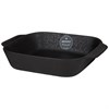 Блюдо прямоугольное с ручками bronco "Midnight" 25,5*21,5*5 см - фото 392601