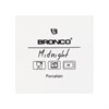Блюдо прямоугольное с ручками bronco "Midnight" 25,5*21,5*5 см - фото 392604