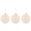 Набор елочных шаров из 3-х шт коллекция "Ледяная слеза" D=10 см - фото 392947