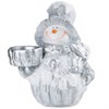 Подсвечник "Снеговичок" 13*13 см - фото 393272