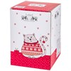 Банка для сыпучих продуктов коллекция "Christmas gift" 12.4x12.4x17.7 см - фото 393697