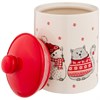 Банка для сыпучих продуктов коллекция "Christmas gift" 12.4x12.4x17.7 см - фото 393698