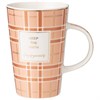 Кружка lefard "Break time" 450 мл клеточку - фото 394331
