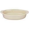 Блюдо для запекания agness "Modern kitchen" овальное бежевое - фото 394465
