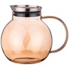 Кувшин agness "Amber"1,5 л боросиликатное стекло, нжс крышка с фильтром - фото 394566