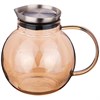 Кувшин agness "Amber"1,5 л боросиликатное стекло, нжс крышка с фильтром - фото 394568